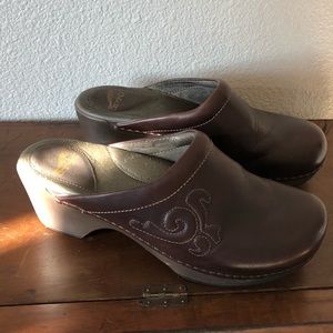 Dansko open back clogs